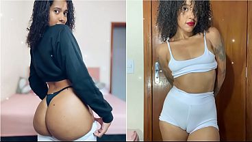 Mineira Safadaa rebola su culazo en shorts de academia y te desafía